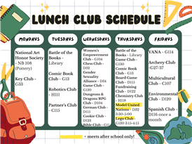  Lunch clubs